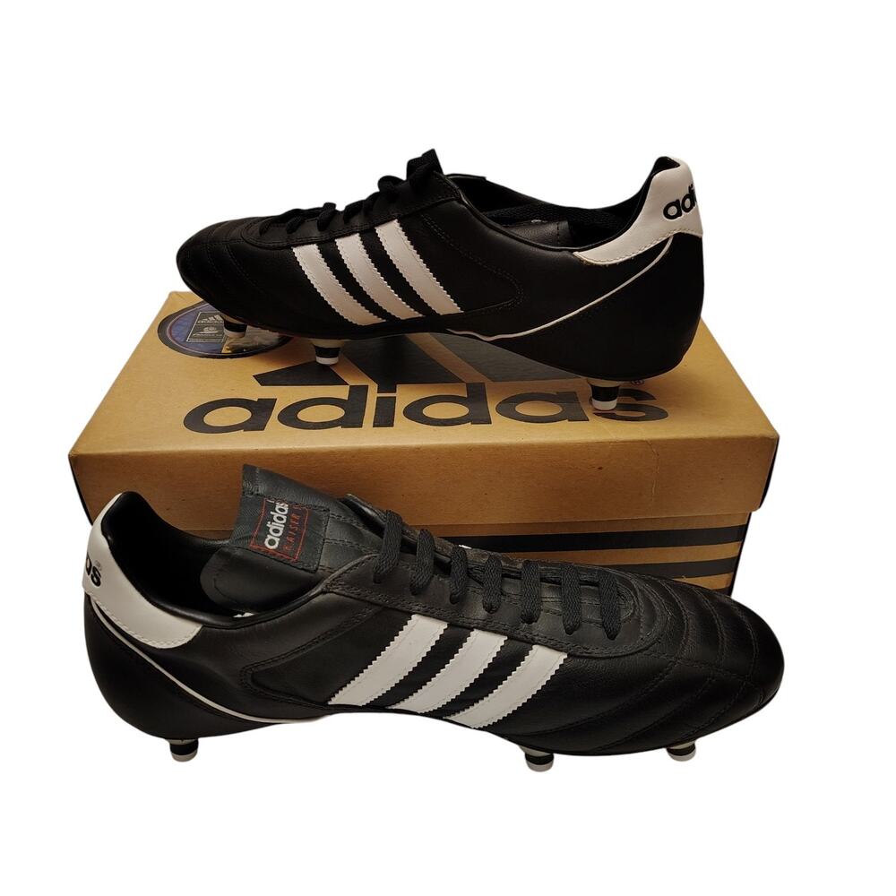 Adidas Shoes Men's Size 11.5 11 1/2 Kaiser 5 Cup 1AA Soccer Black White New Game
